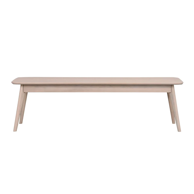 Sittbänk Yumi, vitpigmenterad ek
