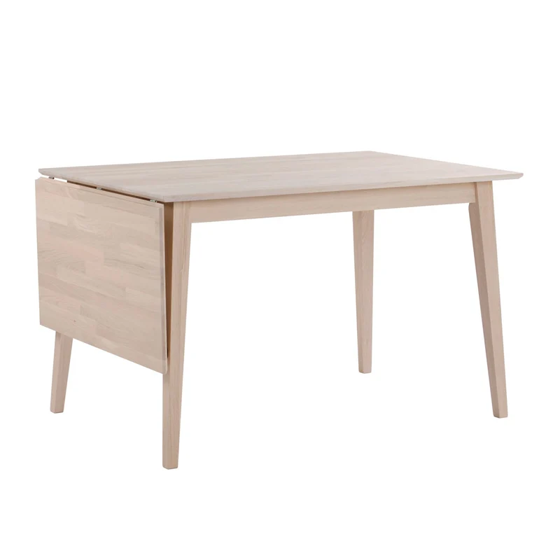 Klaffbord Filippa 120 x 80 cm, vitpigmenterad ek