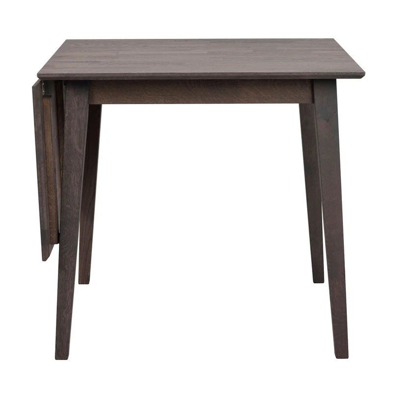 Klaffbord Filippa 80 x 80 cm, mörkbrun ek