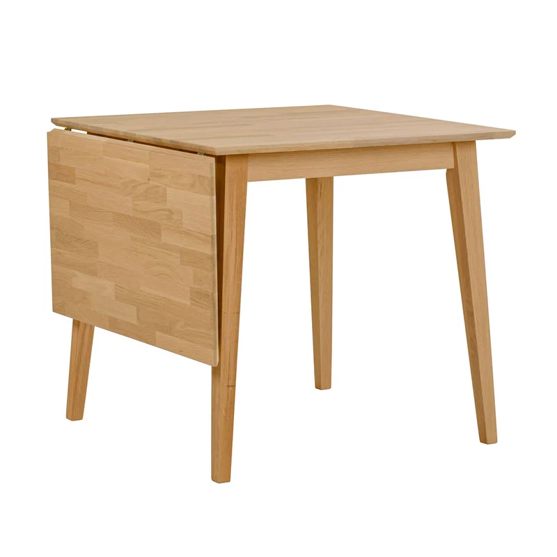 Klaffbord Filippa 80 x 80 cm, ek