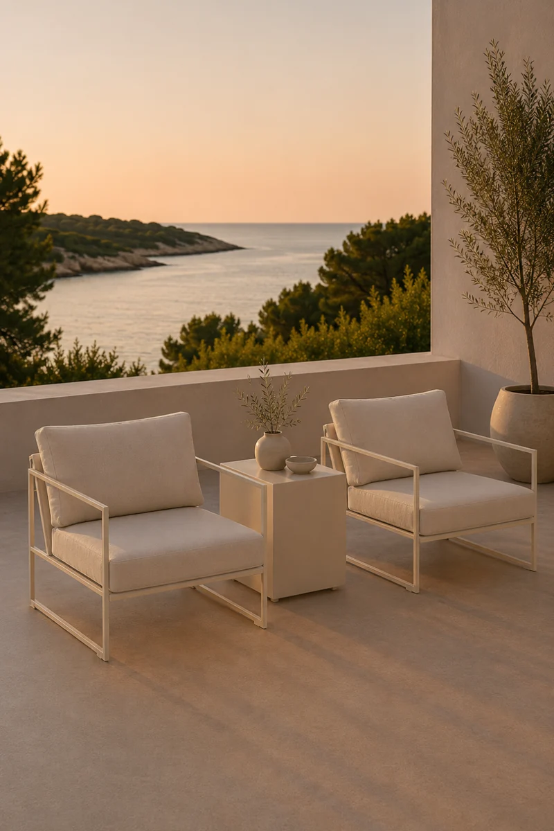 Lissabon Lounge Set Beige