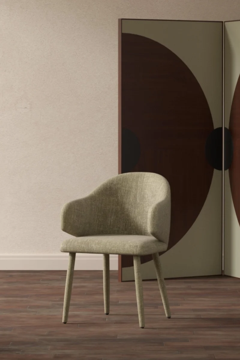 Evelin Dining Matstolar 2-Pack Beige