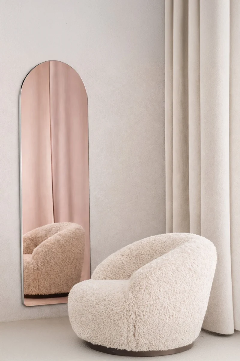 Sarasota Stor Spegel Rosegold