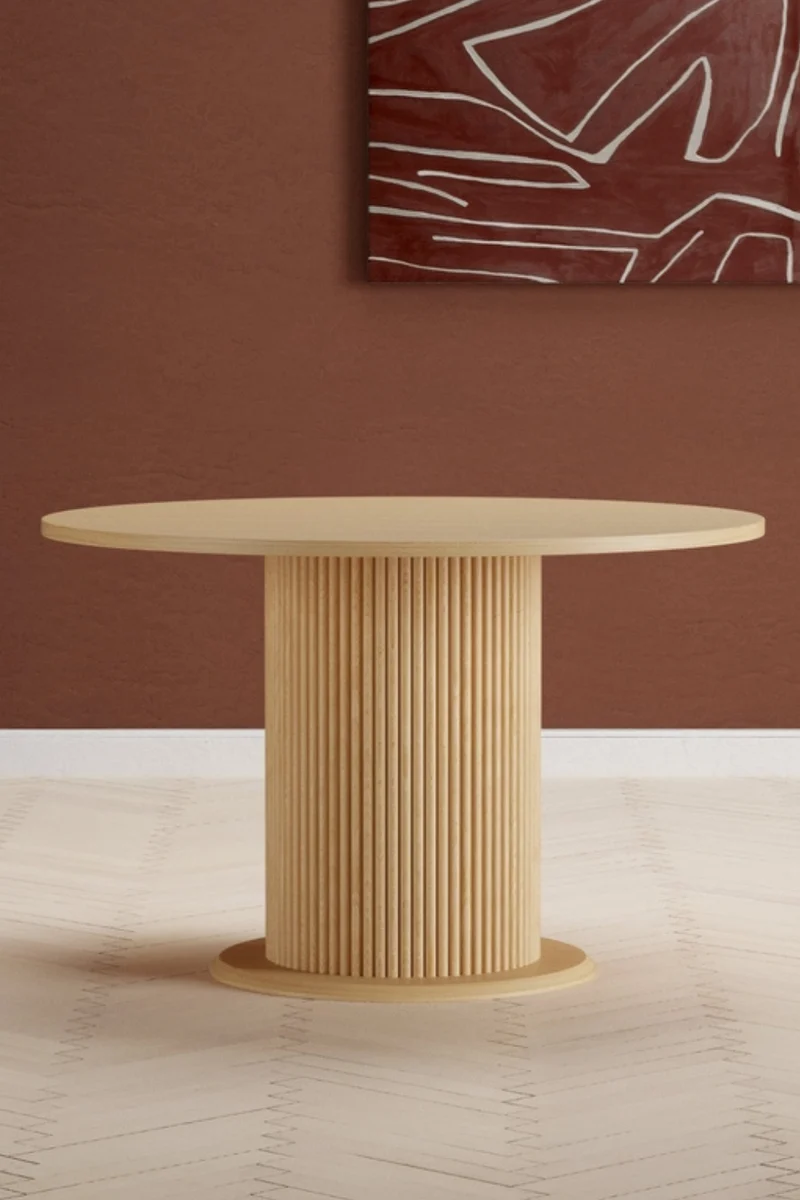 Reko Runda Matbord Ø120 Natur