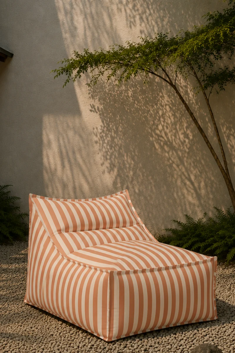 Redang Loungefåtölj Orange/Vit