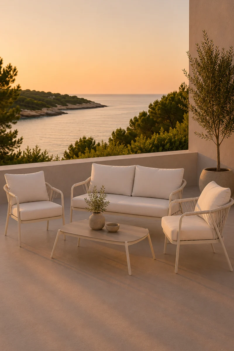 Sicily Lounge Set Beige