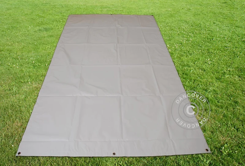 Presenning, garagetält golvtäck 2,6x3,1m PVC, Grå