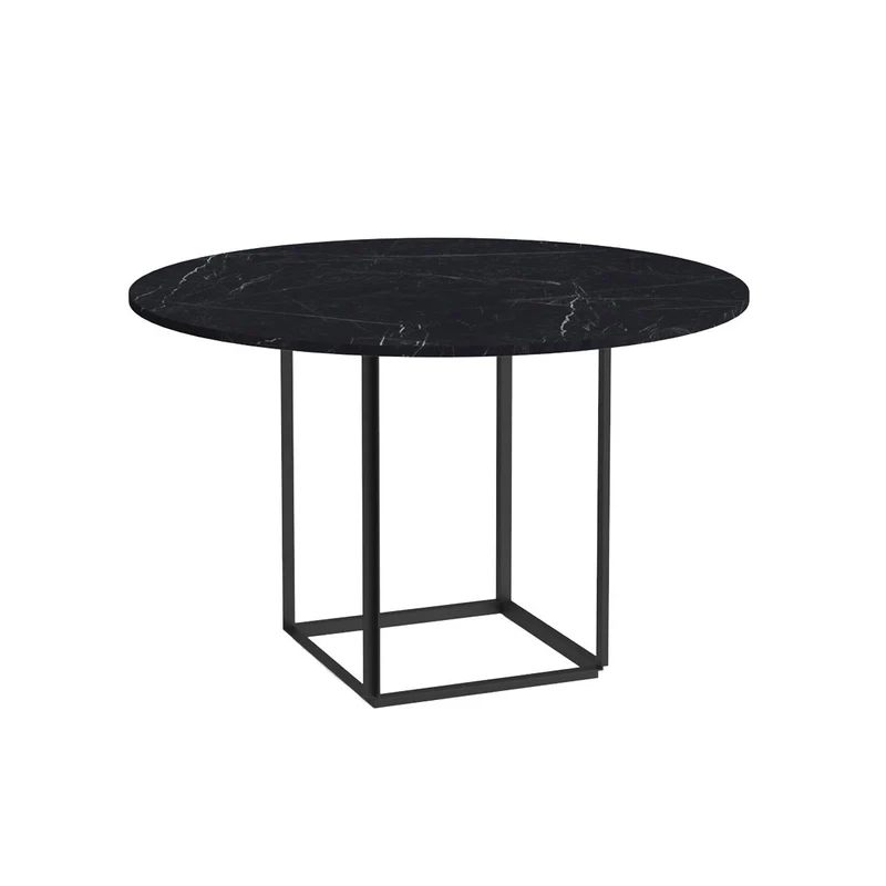 Matbord Florence, Svart Marmor