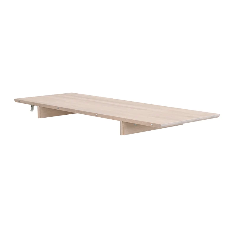 Iläggsskiva till matbord Filippa oval, vitpigment vaxoljad ek