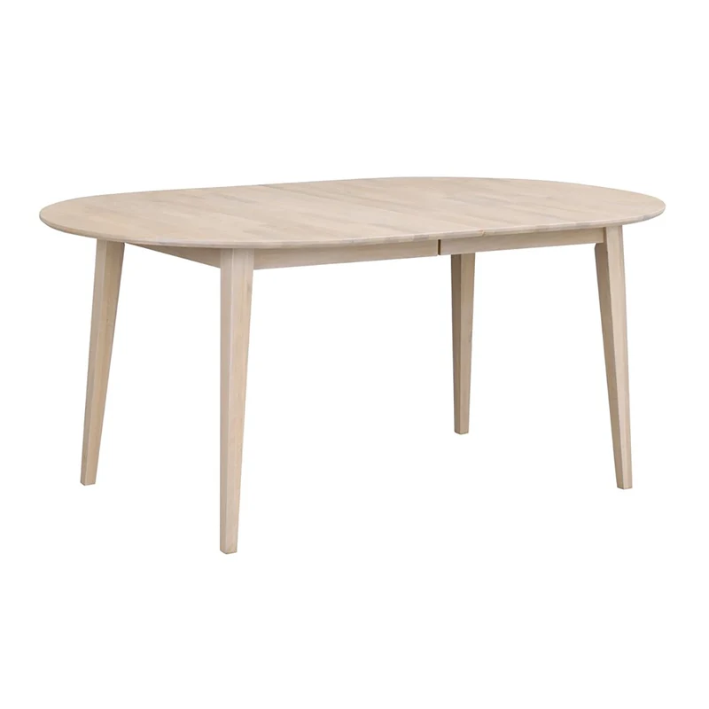 Matbord Filippa oval, vitpigmenterad ek
