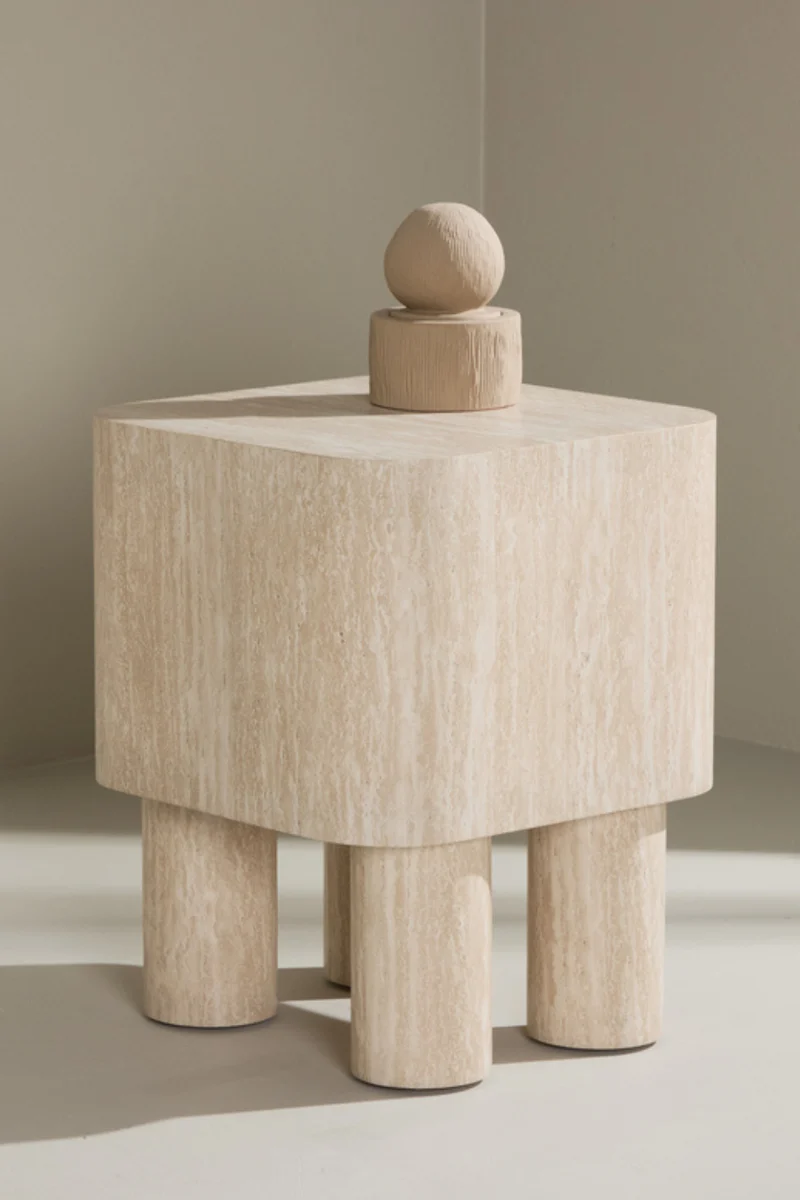 Klirou Sidobord 40 X 40 Beige