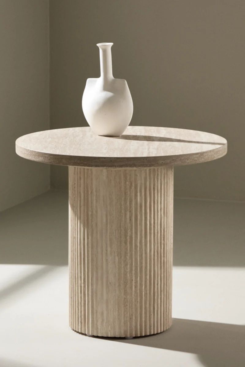 Härön Soffbord Ø50 Beige