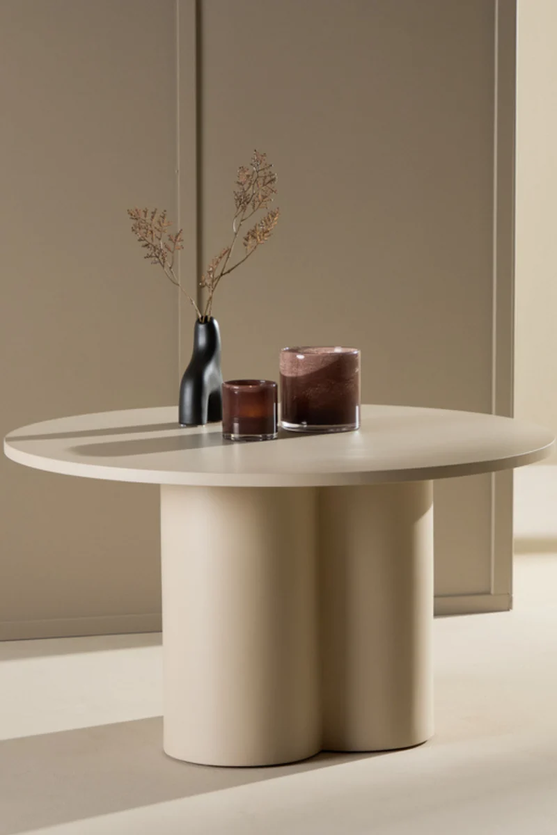 Olivia Soffbord Beige ⌀80cm