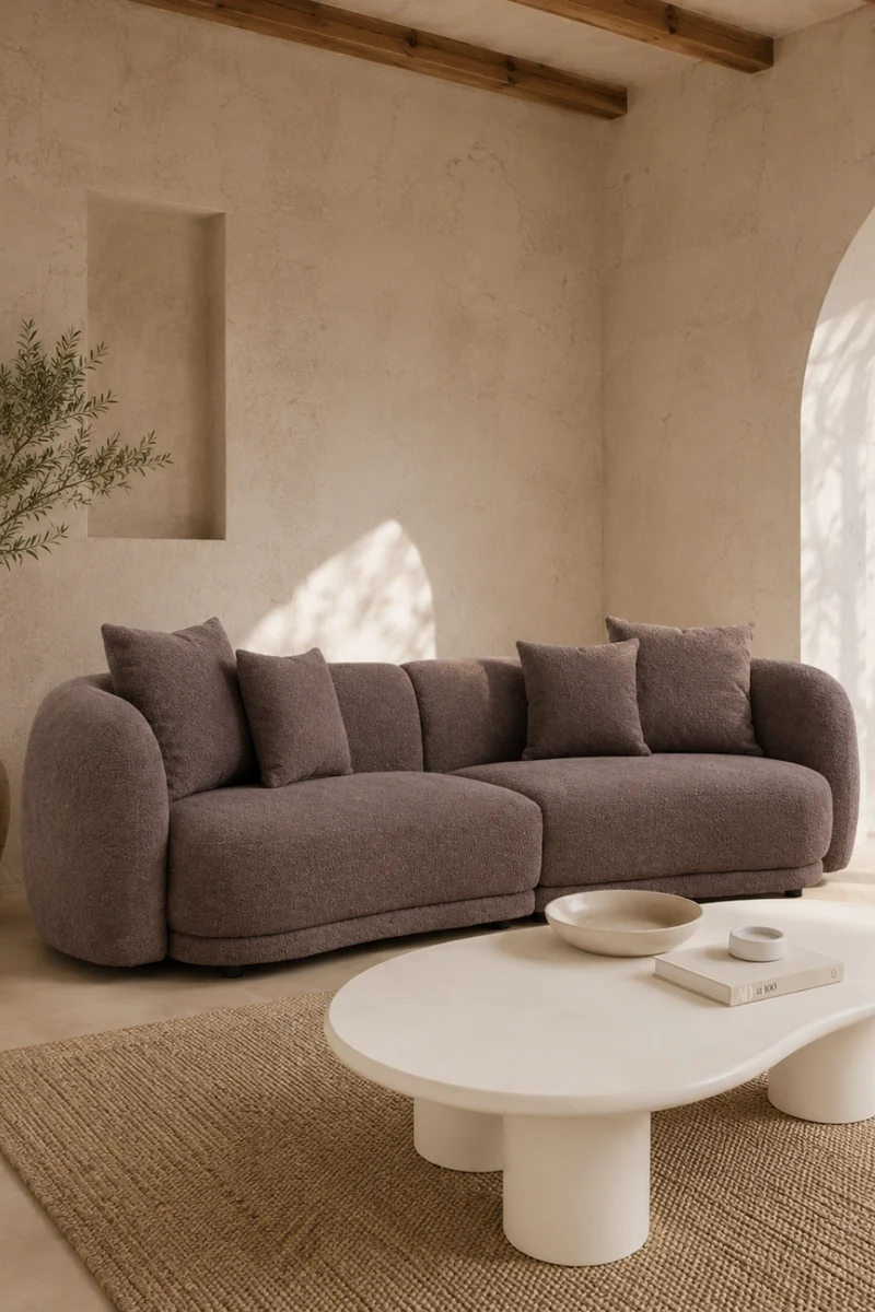 Cielo Soffa 3-Sits Brun