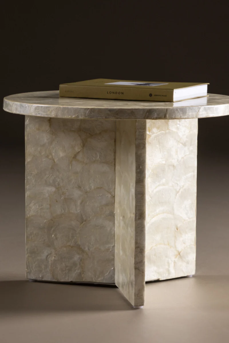 Smögen Soffbord Ø40,5 Beige