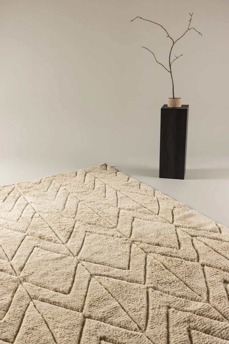 Zoe Rektangulära Matta 400 X 300 Beige