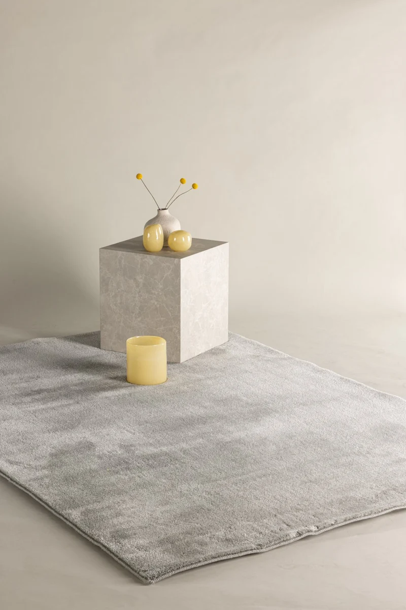 Slut för säsongen. Blanca Rektangulär Matta 230 X 160 Ljusgrå