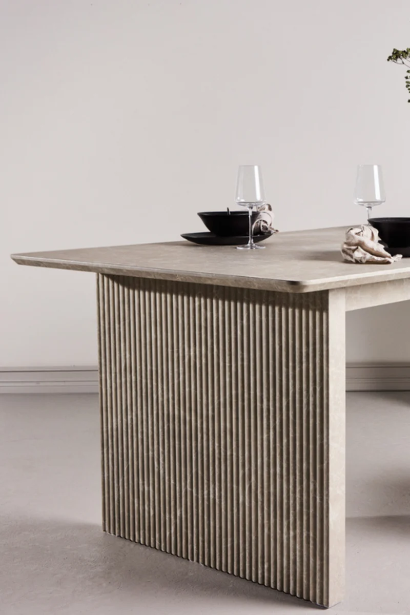 Vail Rektangulära Matbord Beige 200x100