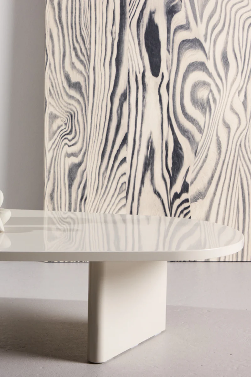 Grönvik Soffbord Beige 130 x 65cm