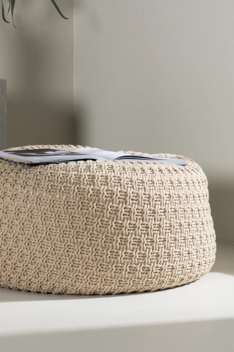 Sam Puff Beige Liten