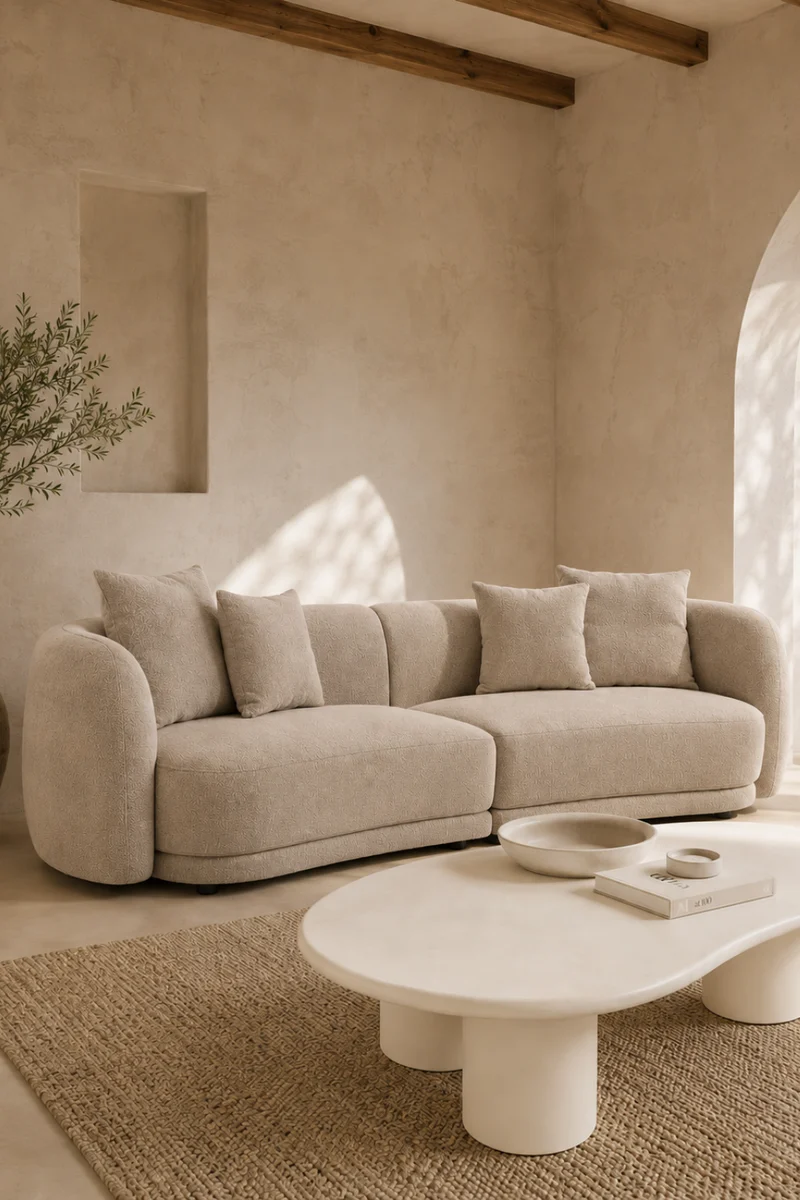 Cielo Soffa 3-Sits Beige