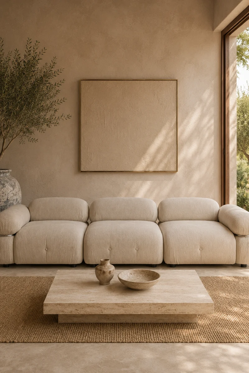 Mika 3-sits Soffa Beige