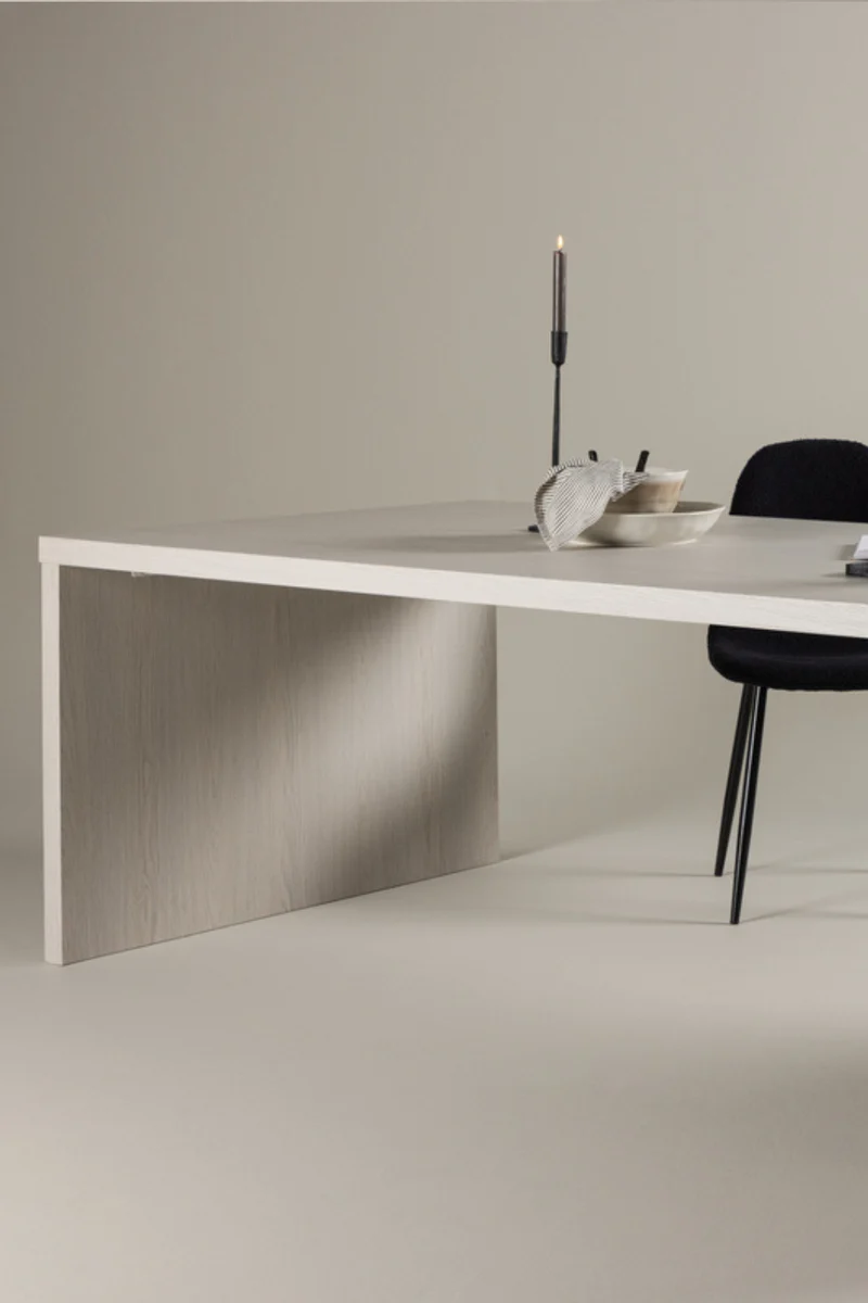 Mika Rektangulärt Matbord Vitputsad 230x110