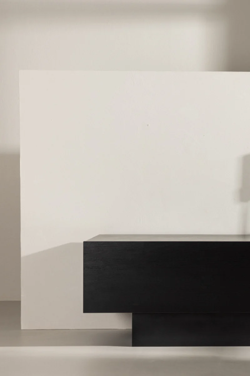 Cuenca TV-bänk Svart 47 x 160 x 45