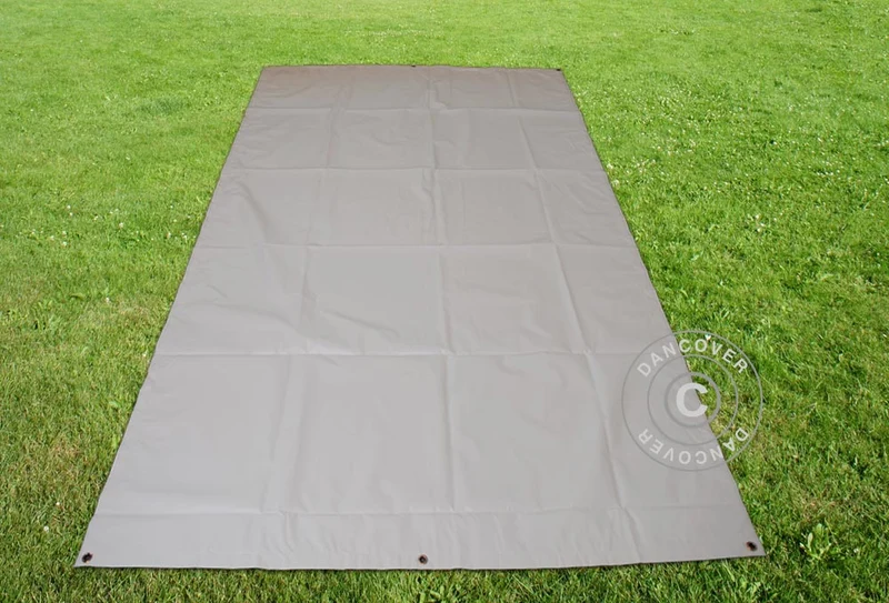 Presenning, garagetält golvtäck 1,7x2,7m PVC, Grå