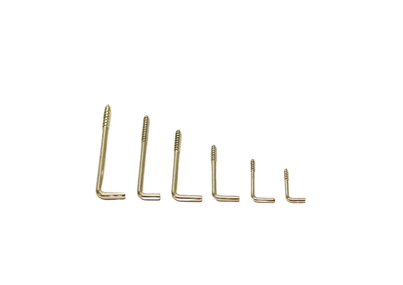 Vinkelkrok Galvaniserad – Flera Storlekar