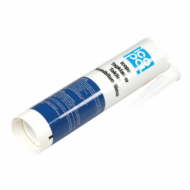 Gummibitumenlim Icopal 300 ml – Elastiskt lim & tätningsmassa