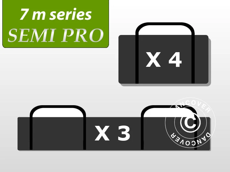 Väska paket, partytält 7 m. serien SEMI PRO
