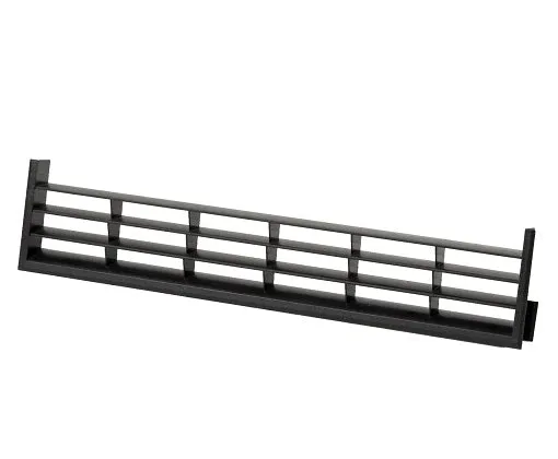 Ventilationsgaller av plast svart