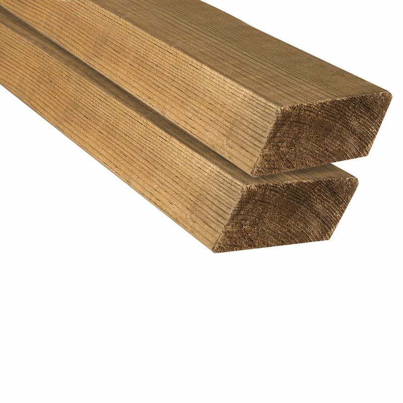 Tryckimpregnerat virke 28x68 mm – Brunt, hyvlat