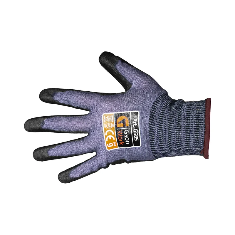 Arbetshandskar Gson PU Palm Cut – PU-doppad, grepp och skärskydd