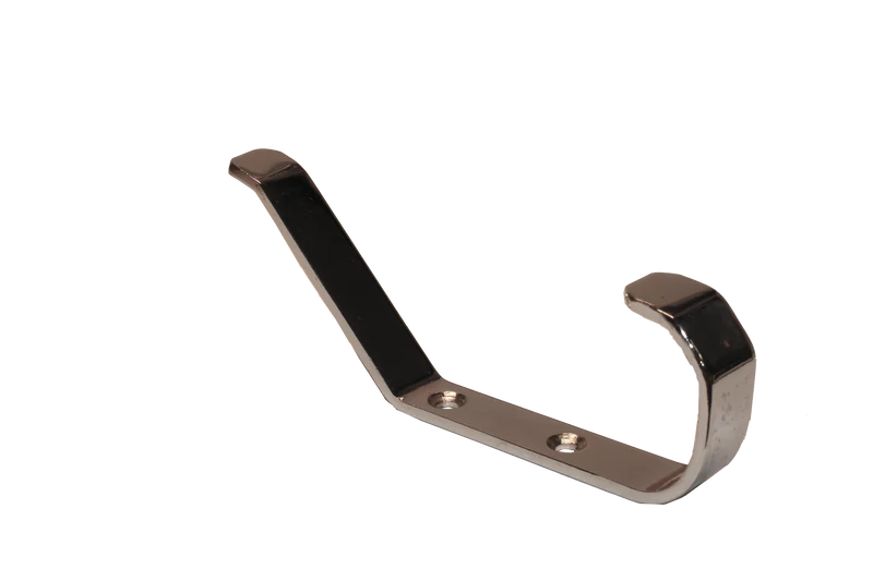 Stor Krok 130mm – Krom, Mässing, Svart och Vit