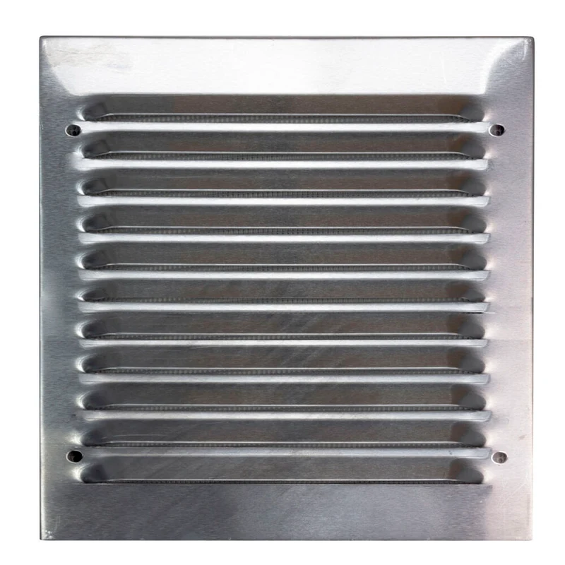 Fyrkantigt ytterväggsgaller aluminium