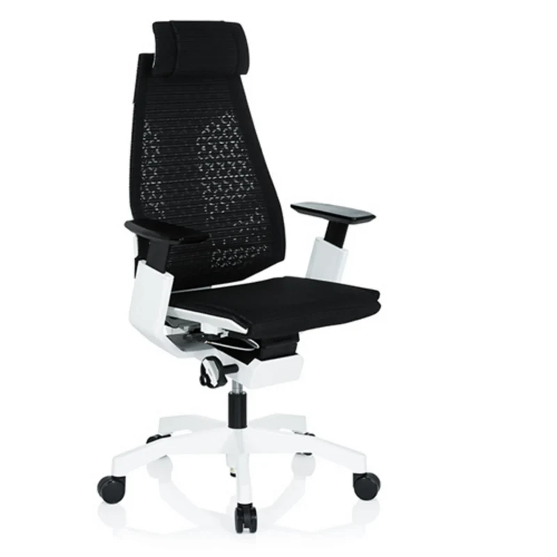 GENIDIA PRO WHITE Mesh | NYTT - Hög kontorsstol