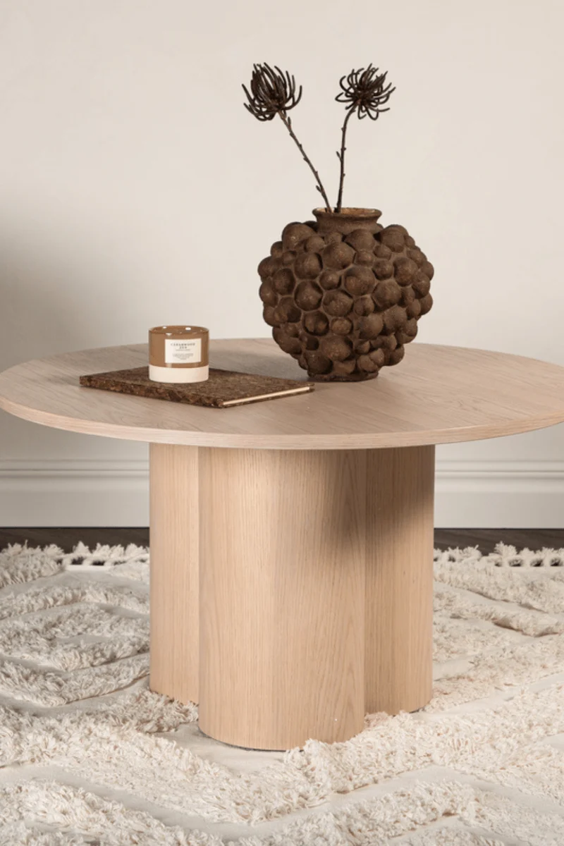Soffbord Olivia Vitputsad ⌀80
