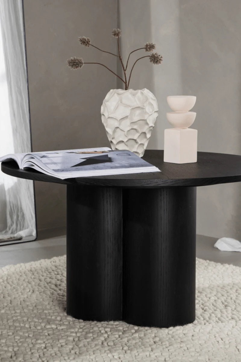 Soffbord Oliva Svart ⌀80