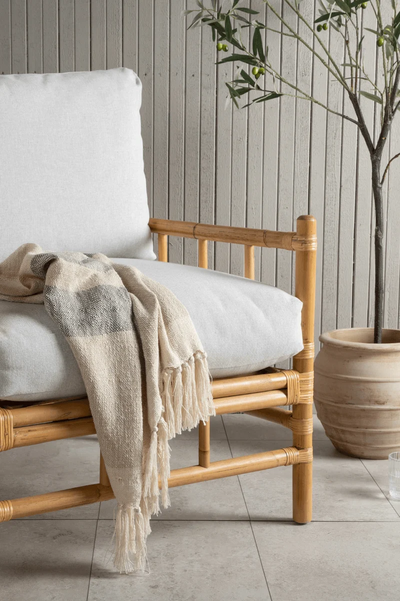 Cane Loungestol Natur