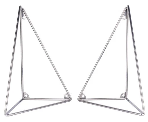 Pythagoras konsoler, 2 st, krom