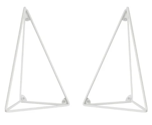 Pythagoras konsoler, 2 st, vit