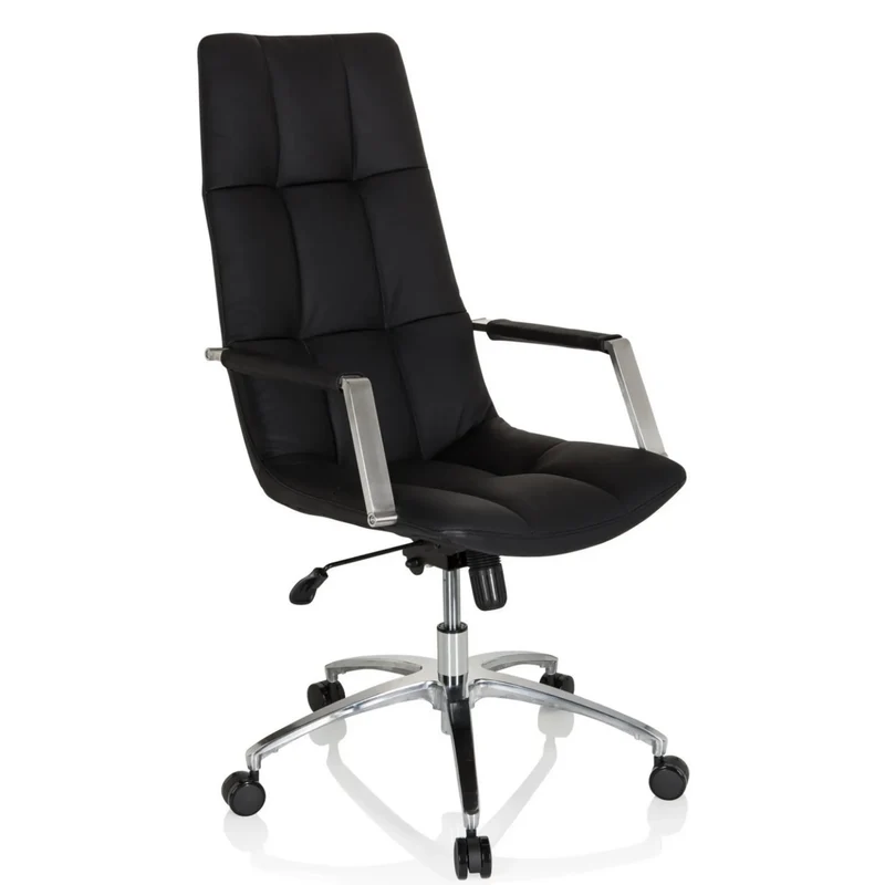 SARANTO PRO | Läder - Home Office chefsfåtölj