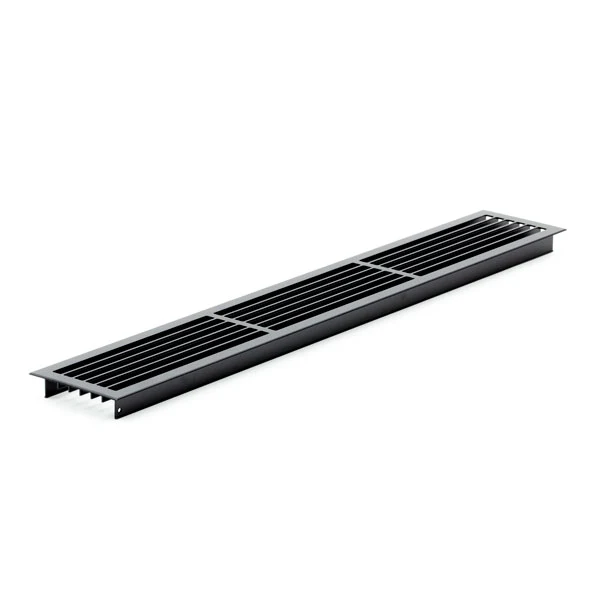 Ventilationsgaller matt svart