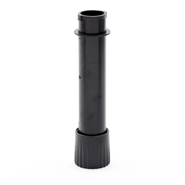 Justerbart sockelben 185-218mm svart