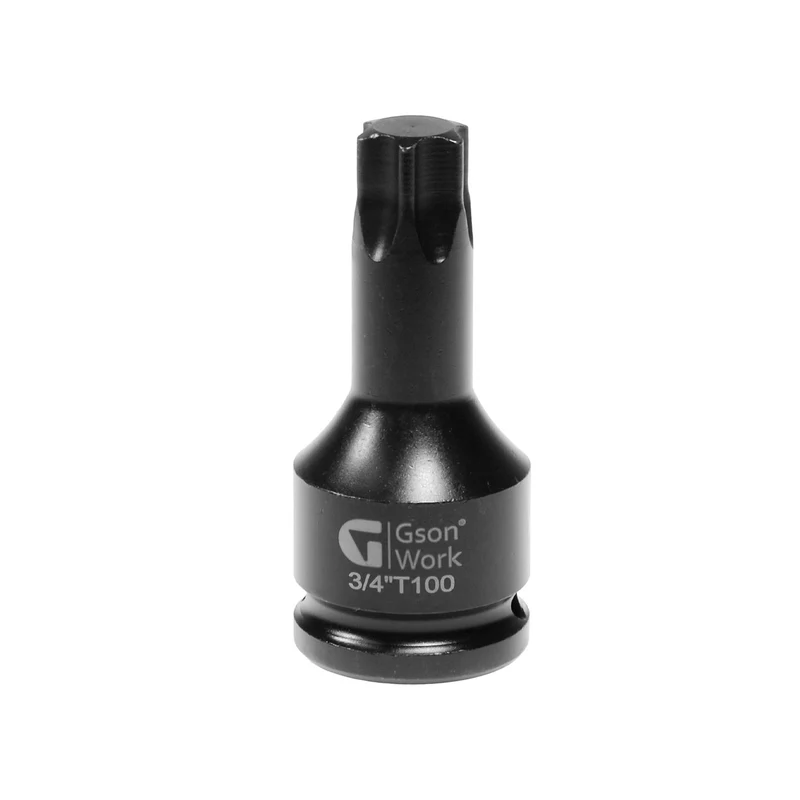 Impact Torx-krafthylsa 3/4″ – Torx-profil (T50–T100), 100 mm