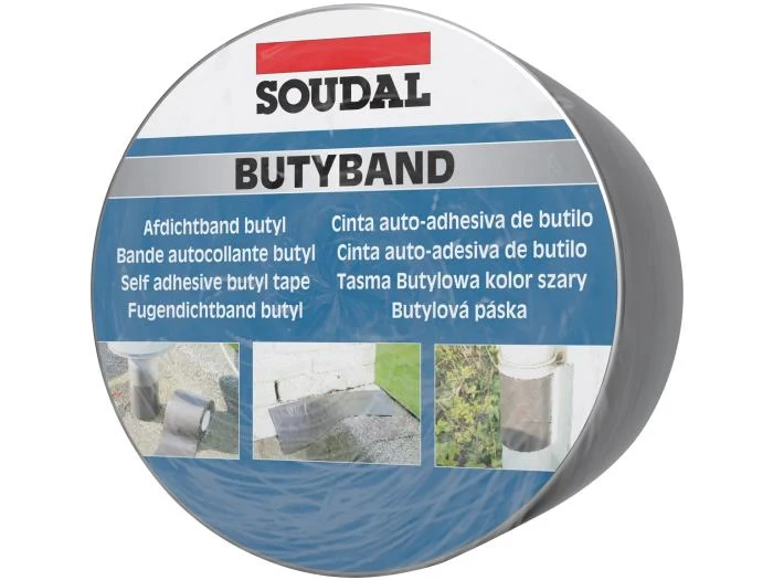 Soudal Butyband – Självhäftande butyl-tätningsband