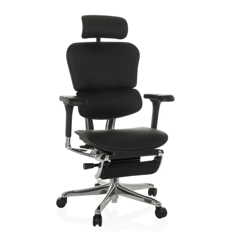 ERGOHUMAN PLUS LEGPRO GEN2 | Läder - Lyxig chefsfåtölj