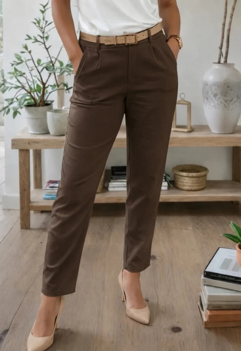 Snygga och eleganta magiska joggingbyxor Brun